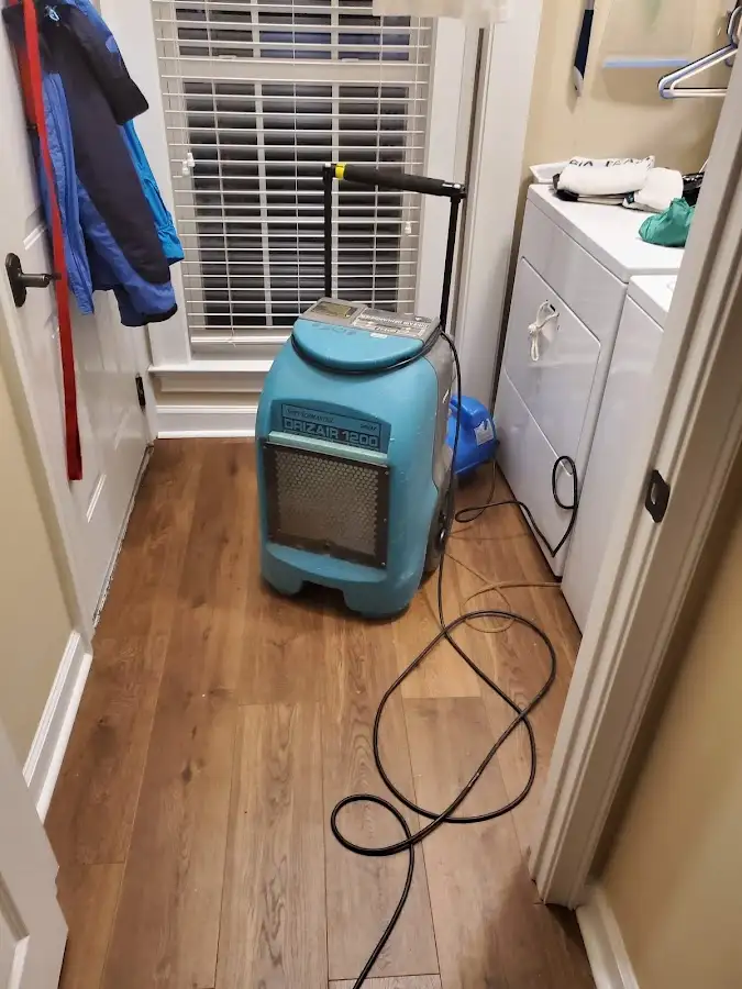 Commercial dehumidifier deployed for Flood Damage Cleanup in Florida Gulf Coast University