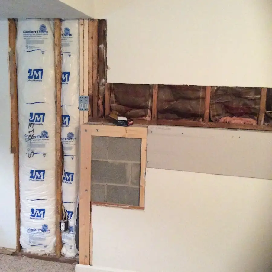 Wall insulation replacement during Structural Drying in Florida Gulf Coast University